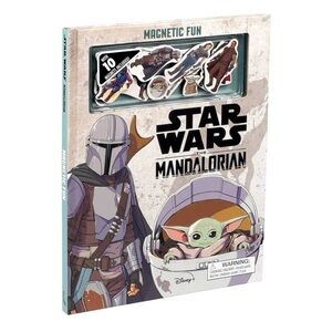 🌸3 for 2🌸 NEW! Star Wars The Mandalorian Interactive Book w Magnets | Hardcover